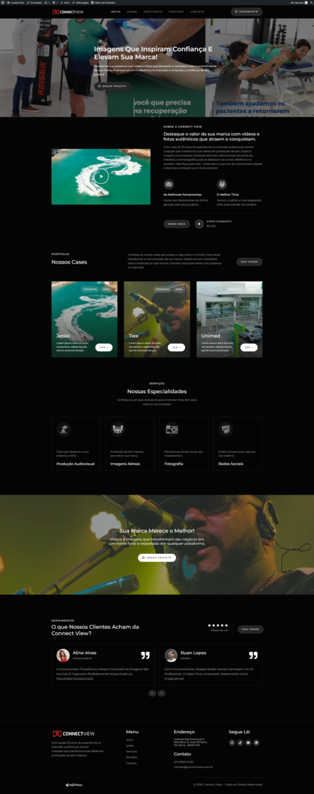 Projeto Connect View desenvolvido pela Hiper Sites