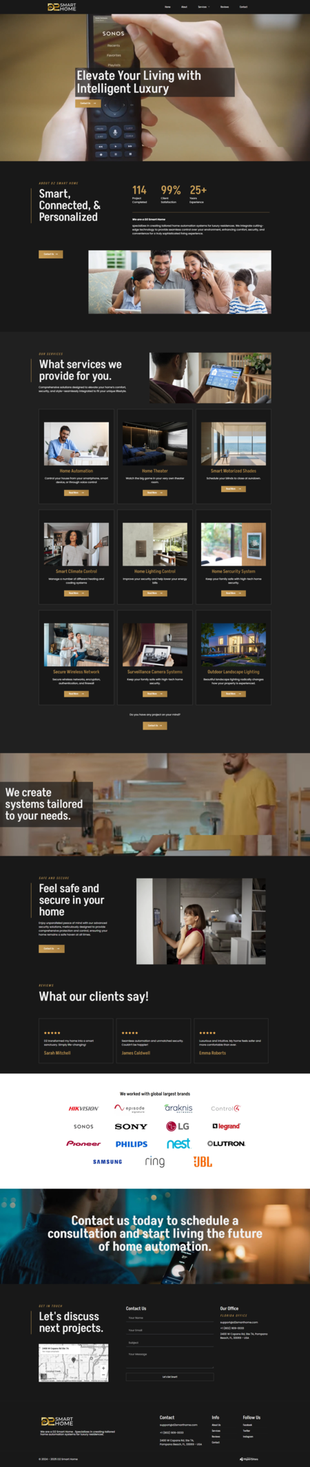 Projeto D2 Smart Home desenvolvido pela Hiper Sites