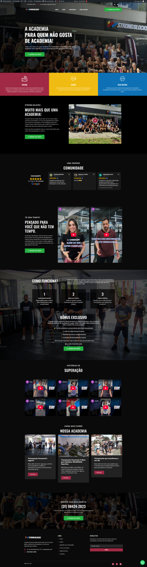 Projeto Strong Blocks desenvolvido pela Hiper Sites