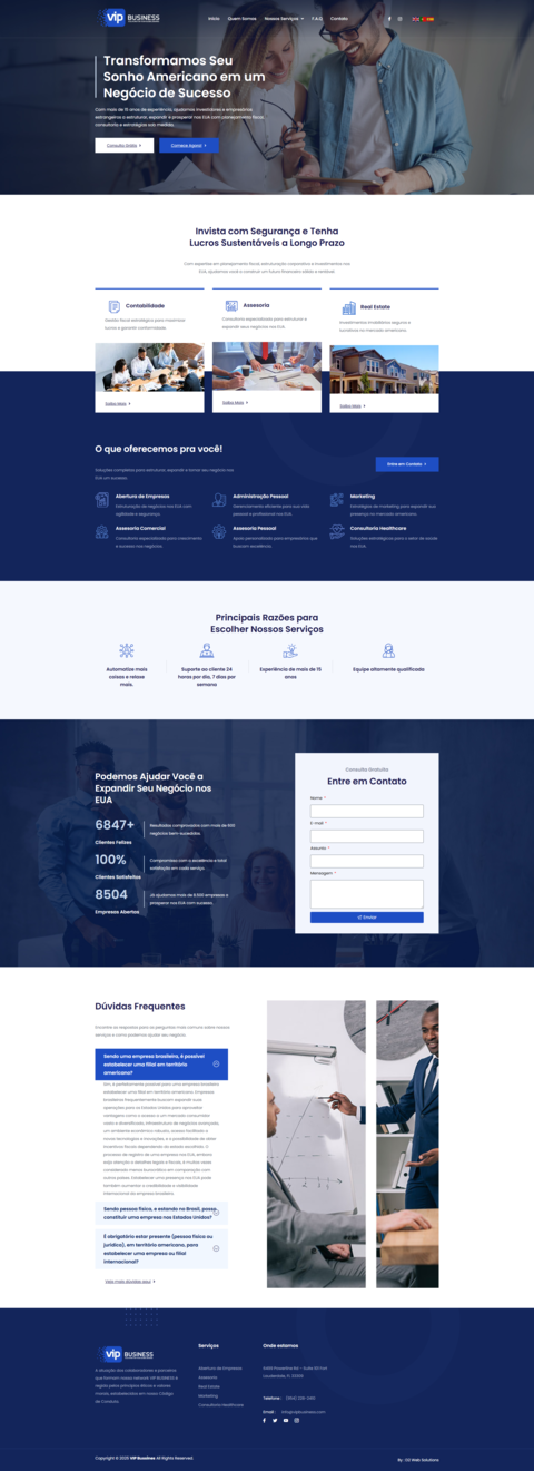 Projeto VIP Bussines desenvolvido pela Hiper Sites